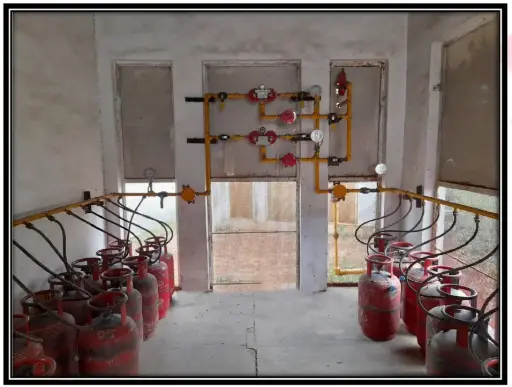 Gas bank service & maintenance (monthly)